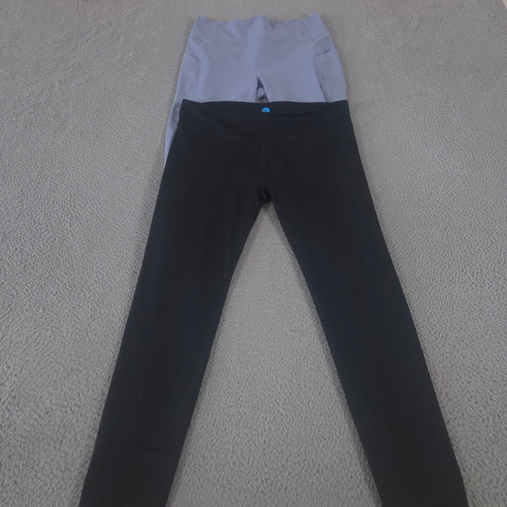 LOT OF 2 Fabletics Leggings Women XL Multi Oasis PureLuxe High-Waisted Twist 7/8